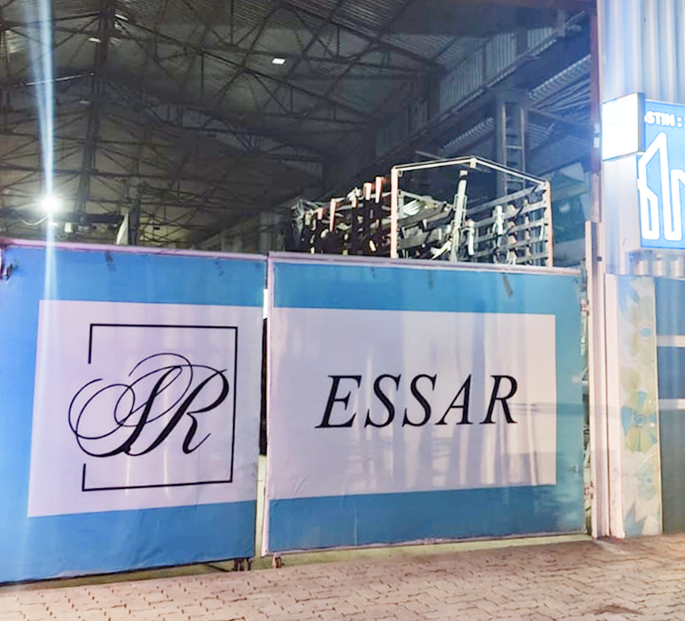 Essar gate signage at the processing unit
